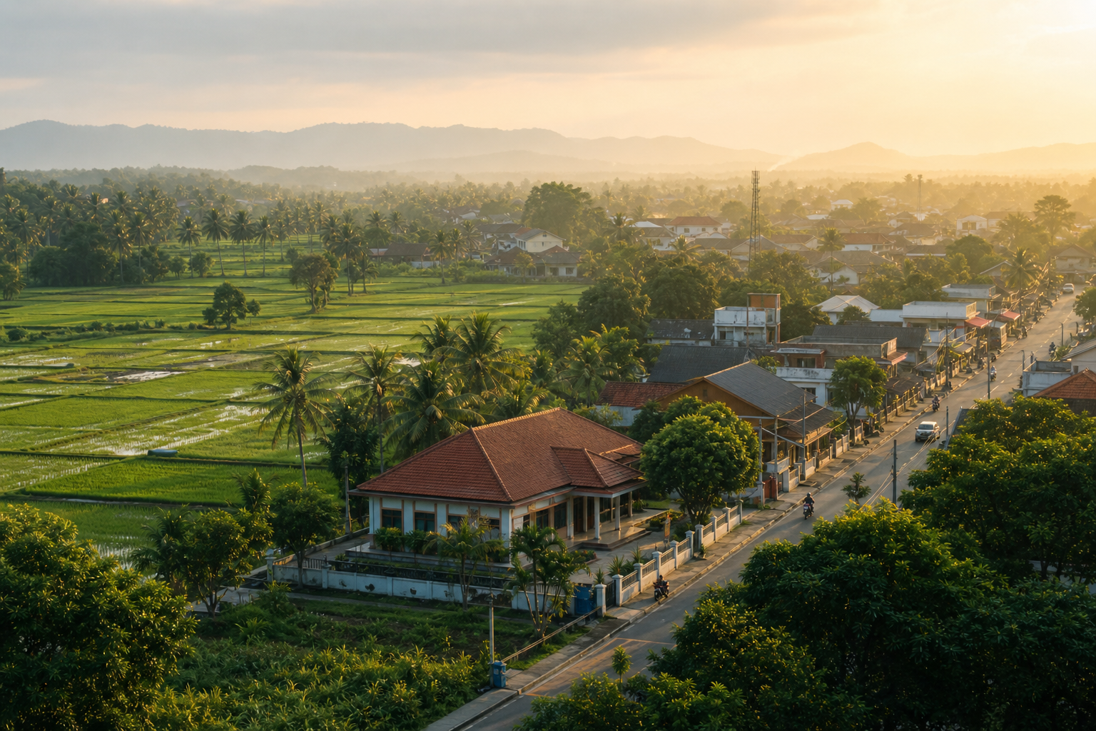 Suasana Desa Sumberjaya